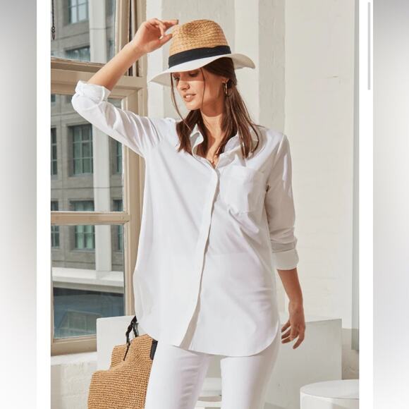 Lysse white Schiffer Button Down long sleeve shirt NEW M - Picture 11 of 11